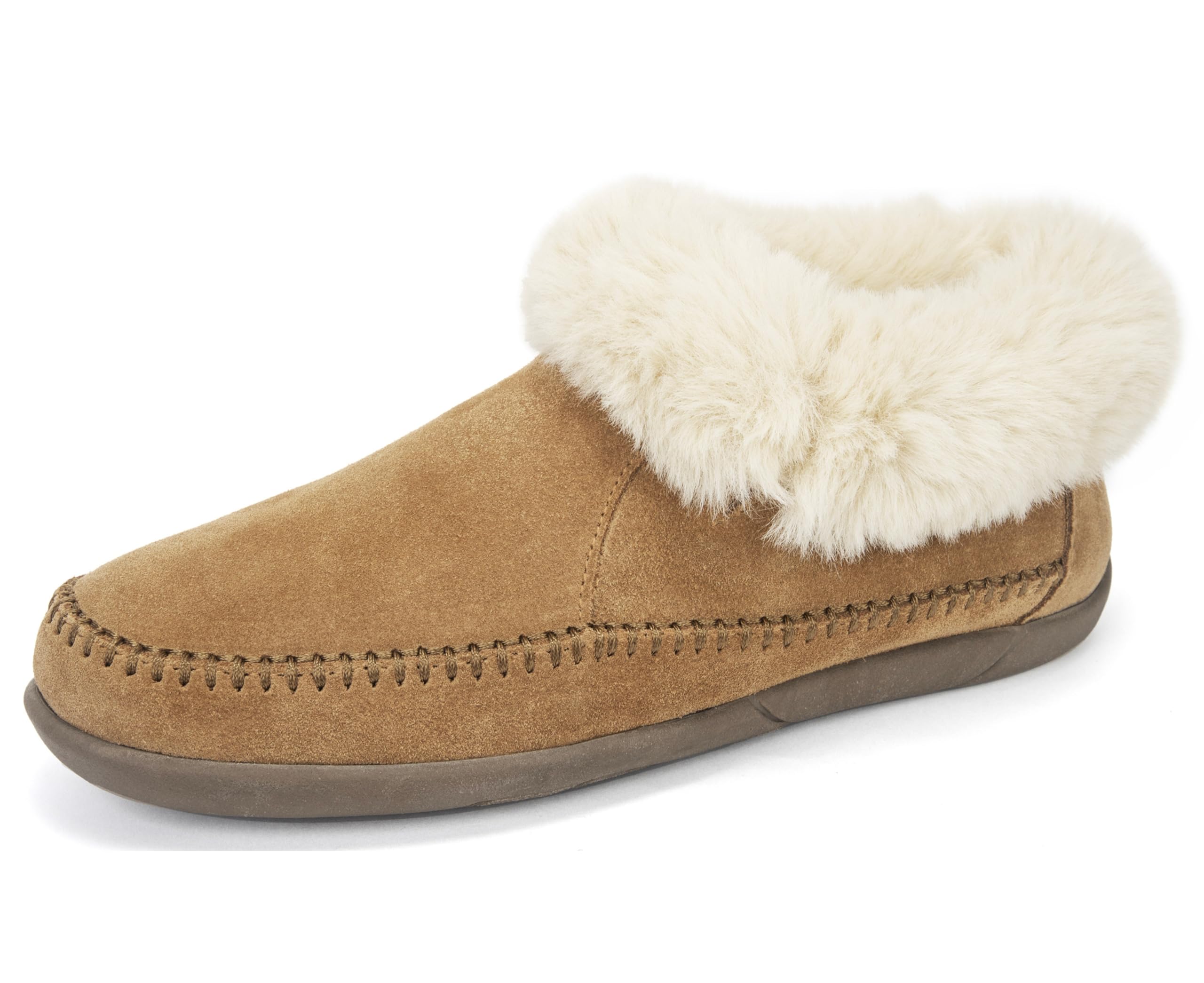 PEDOQU Women's Bootie Slippers Genuine Leather