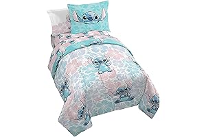 Disney Lilo & Stitch Full Size Flower Bedding Set