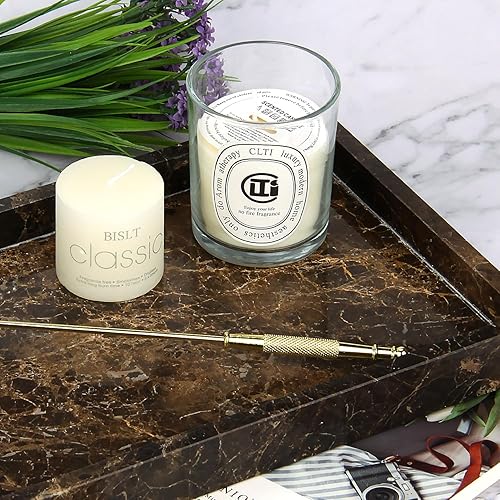 Miniatura 18 de Bandeja de tocador de baño de mármol, bandeja de tocador de lujo natural para el hogar, cocina, baño, bandeja decorativa de piedra para encimera