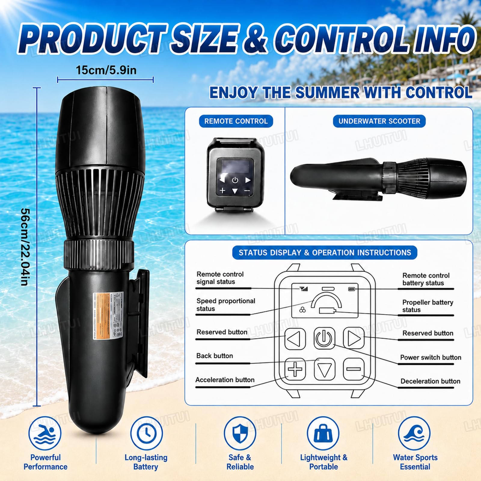 Paddle Board Eléctrico con Sistemas de Control Remoto 500W