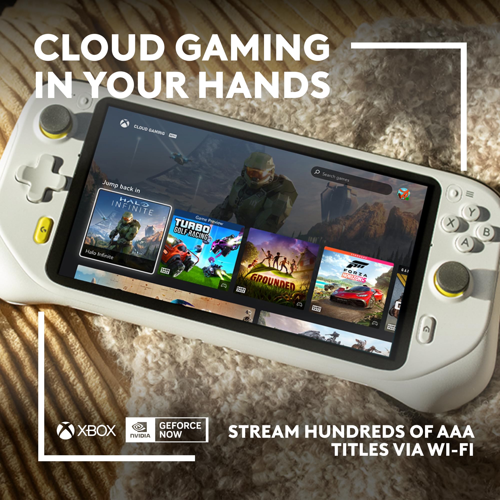Logitech G Cloud Gaming Handheld, Portable Gaming Console with