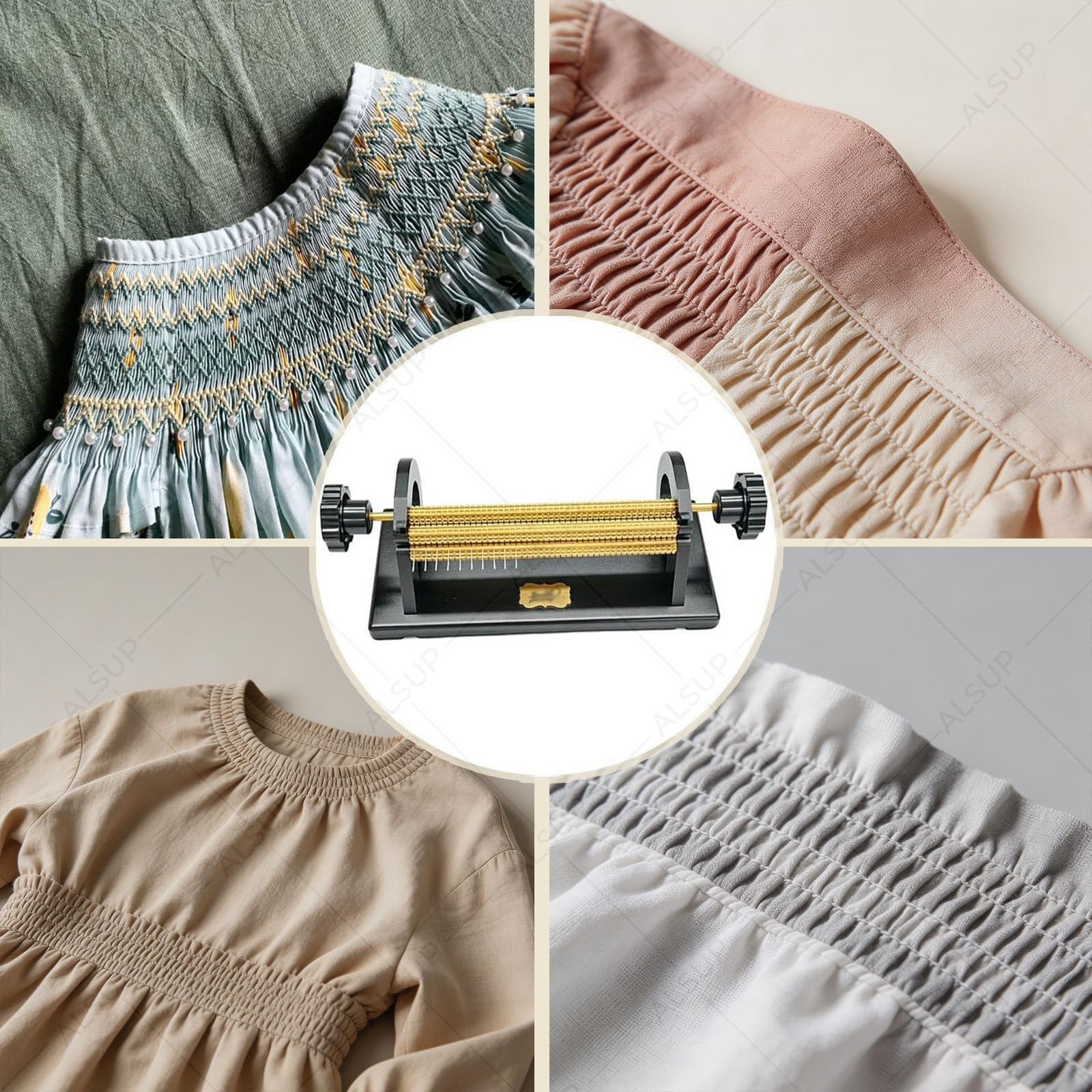 Pieghettatrice a 24/32 File, Macchina per Cucire Pieghe 32Rows | Con ago speciale, forte applicabilità, per abbigliamento, tessuto, macchina per cucire orlo, piedino premistoffa ant