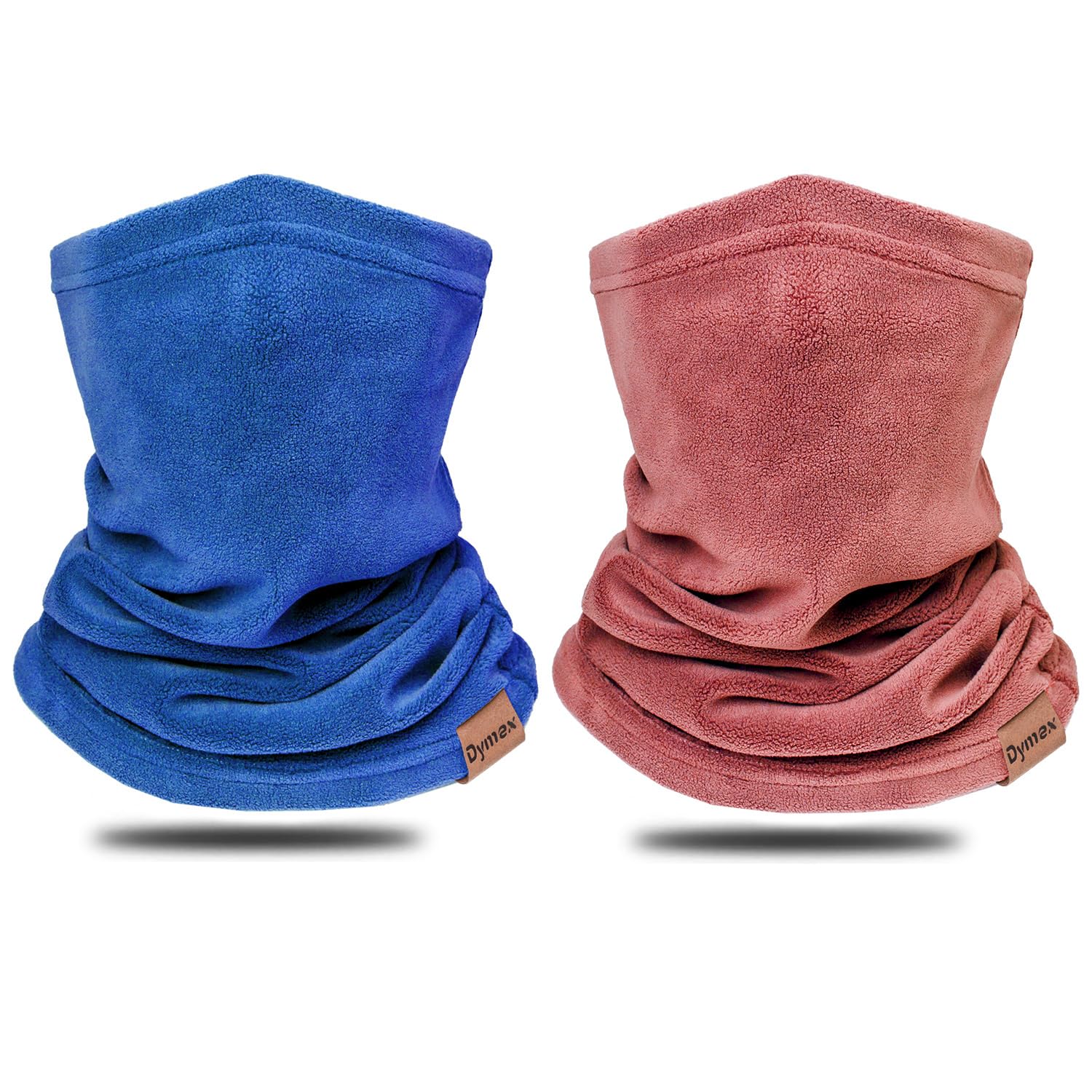 Dymex 2 PCS Kids Neck Warmer Gaiter Winter Fleece Neck Cover Balaclava Windproof Face Cover Mask for Ski Motorcycle