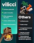 Désodorisant d'air Vilicci Tobacco Vanilla pour voiture – Parfum de voiture suspendu vegan de luxe, fragrance auto et maison longue durée, diffuseur de voiture premium, éliminateur d'odeurs et désodorisant pour voiture sans cruauté