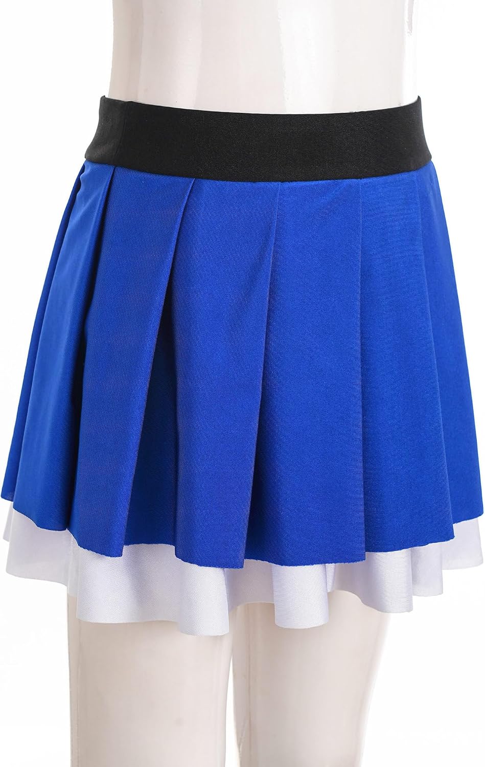 ranrann Kids Girls School Uniform Skorts Cheerleading Performance Dance Pleated Skirts Scooter Skater Mini Skirts