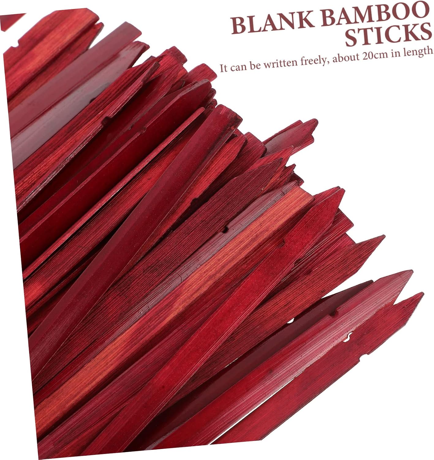 HANABASS 100Pcs Bamboo Fortune Telling Sticks for Divination Traditional Chinese Divination Props Blank Sticks for Fortune Telling Suitable for Spiritual Practices and Rituals