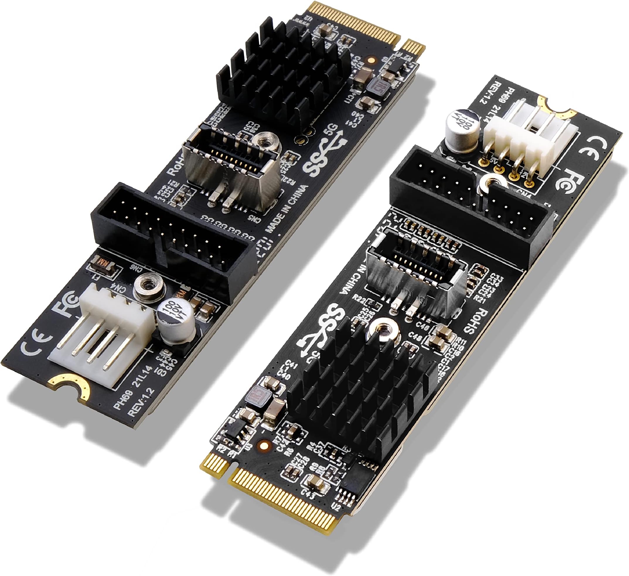 EZDIY-FAB EasyDiy PCI Express M.2 SSD NGFF scheda PCIe 3.0 x4 (supporto M.2 PCIe 22110, 2280, 2260, 2242 EZDIY-FAB EasyDiy PCI Express M.2 SSD NGFF scheda PCIe 3.0 x4 (supporto M.2 PCIe 22110, 2280, 2260, 2242