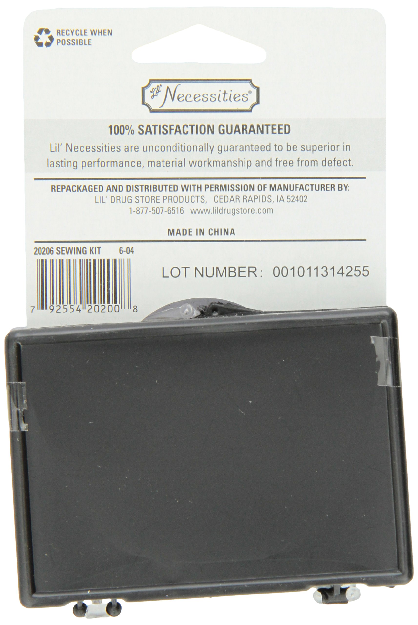 Vogue Fabrics Allary Repair Kit - Folding Scissors and 10 Threaded Needles Kit 803