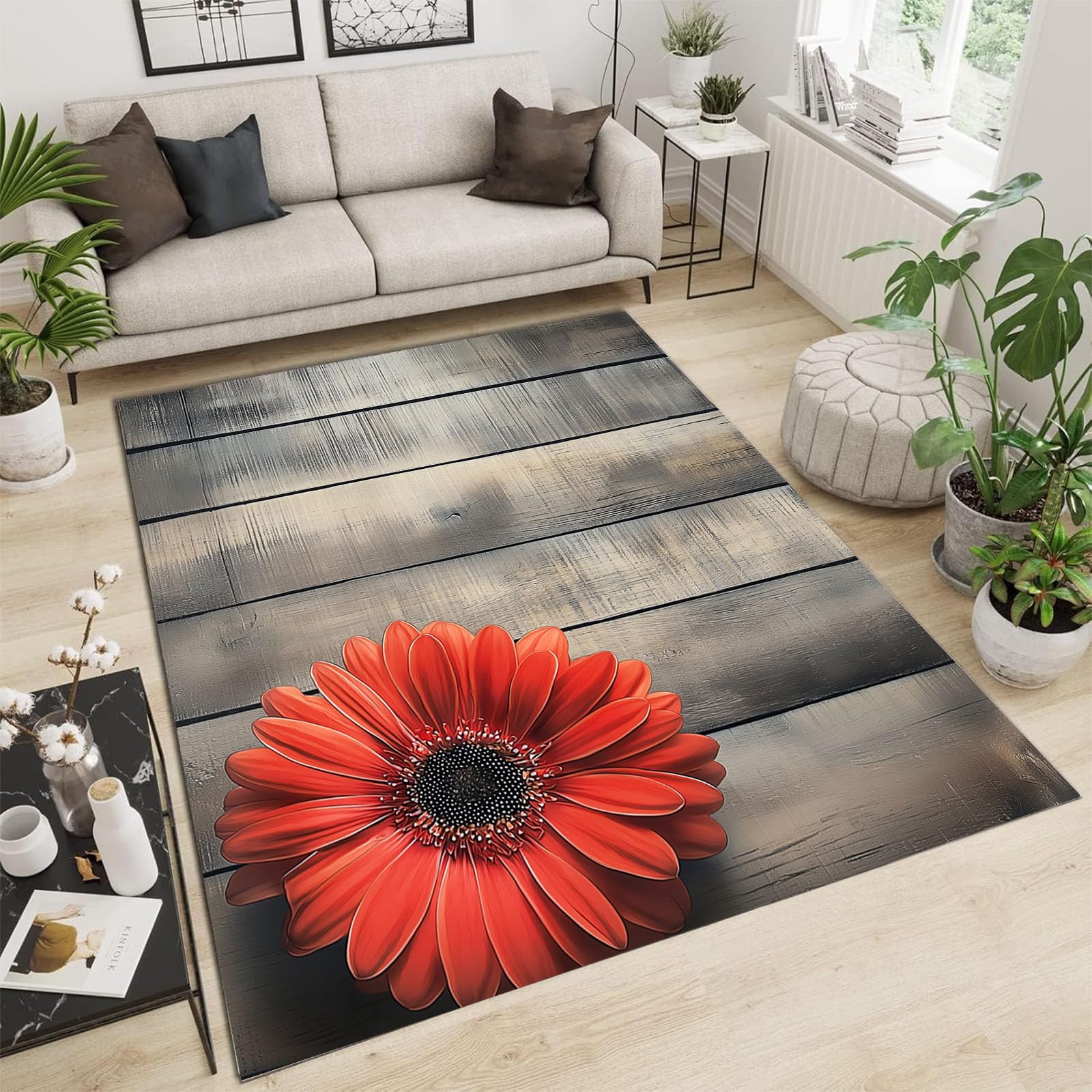 Tapis de sol moderne antidérapant et lavable pour éviter les glissades