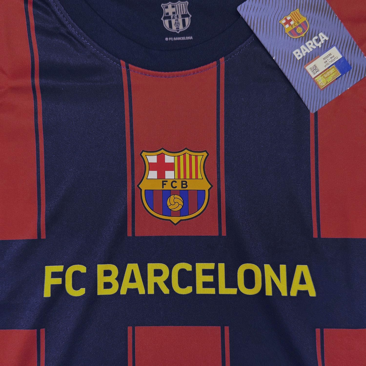 FC Barcelona Maglia Calcio Stagione 2025/26. Replica Stadio Ufficiale per Adulto, Ragazzo e Bambino - 4