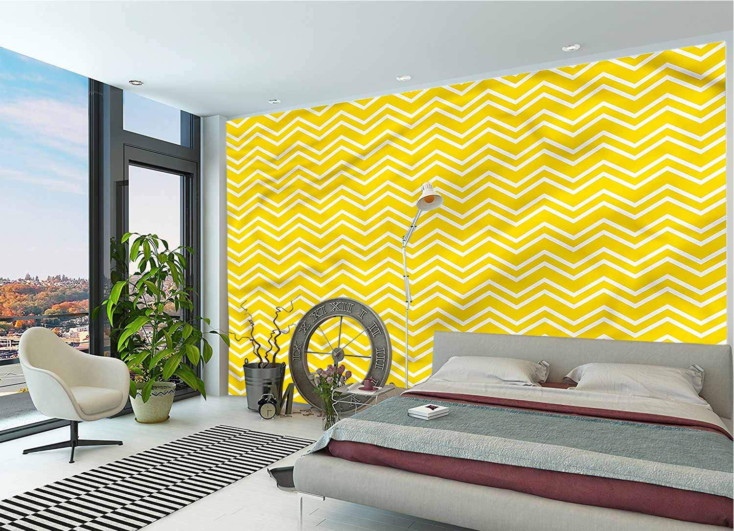 Discover 85+ yellow mural wallpaper xkldase.edu.vn