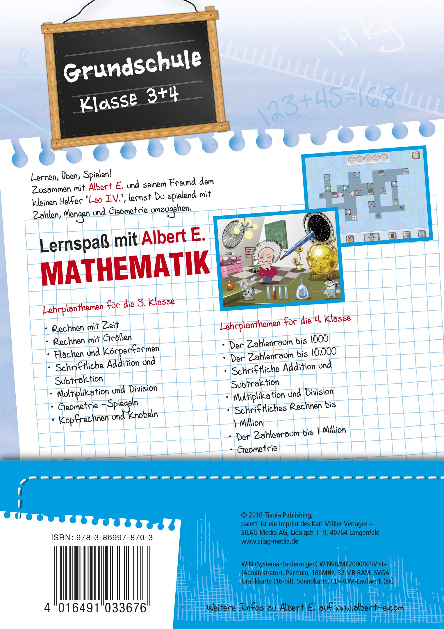 Ich weiss was! Lernspaß mit Albert E.: Mathematik - Grundschule 3 + 4 CD ROM