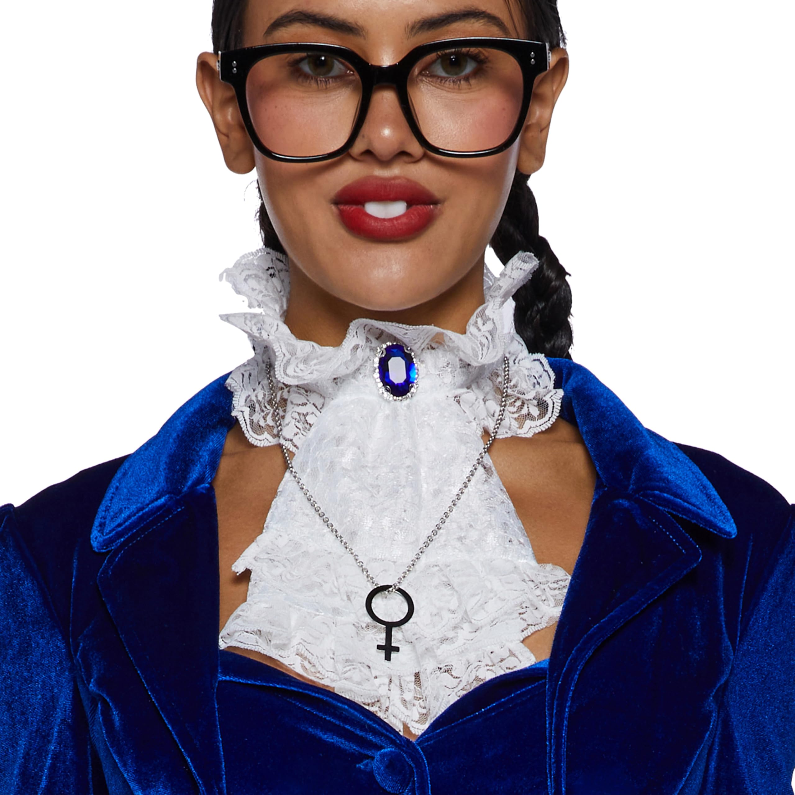 Dolls Kill Groovy Baby Costume Set - Velvet Dress & Skirt Spy Outfit by Trickz N' Treatz