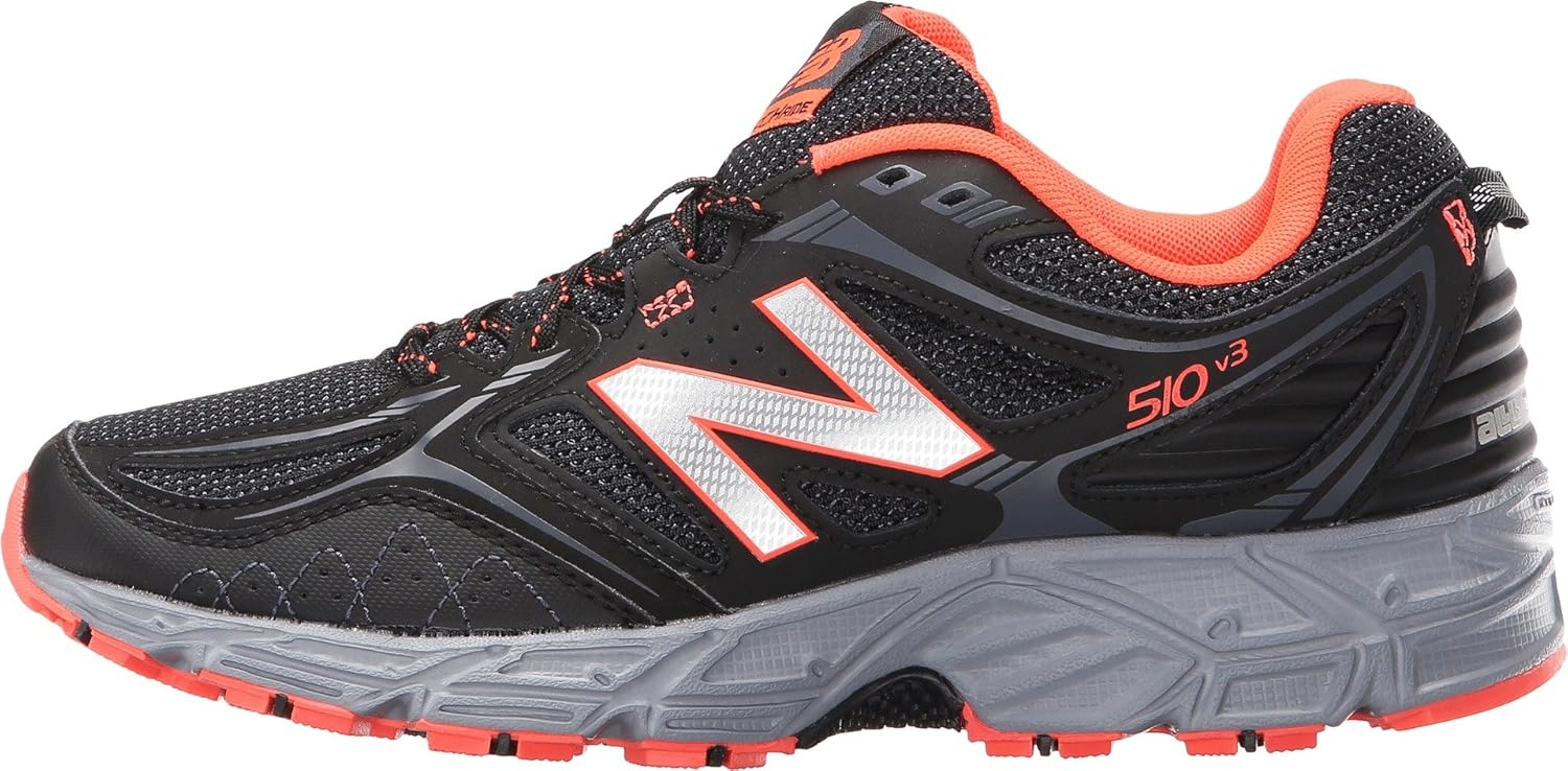 New Balance Women's WT510V3 Trail Running Shoe 6 Black/Dragonfly