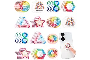 Sensory Stickers, 60 Pcs Reusable Emoticon Stickers