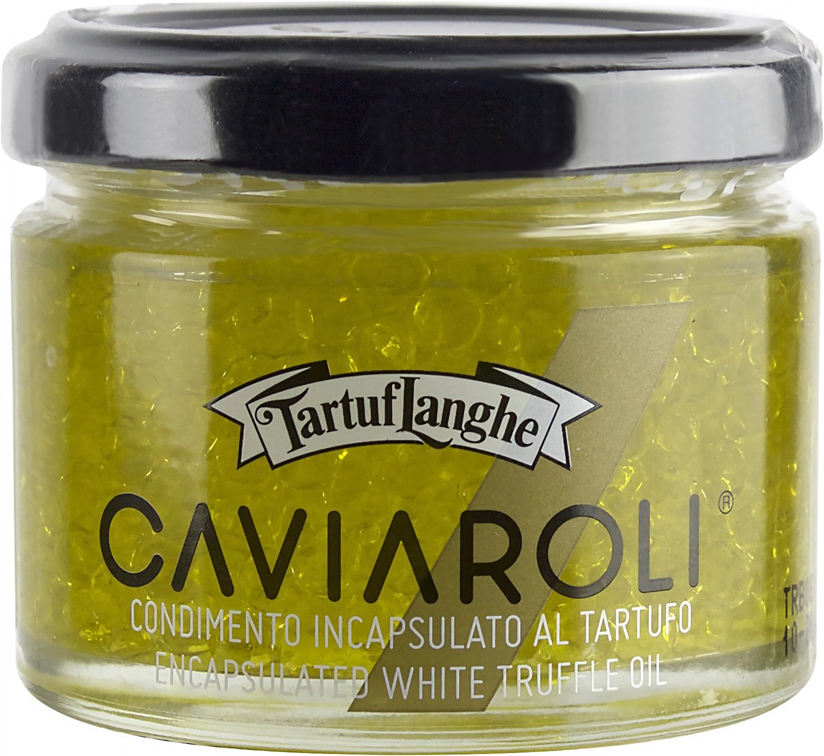 Tartuflanghe - Pearls of White Truffle Oil Seasoning encapsulated 50g