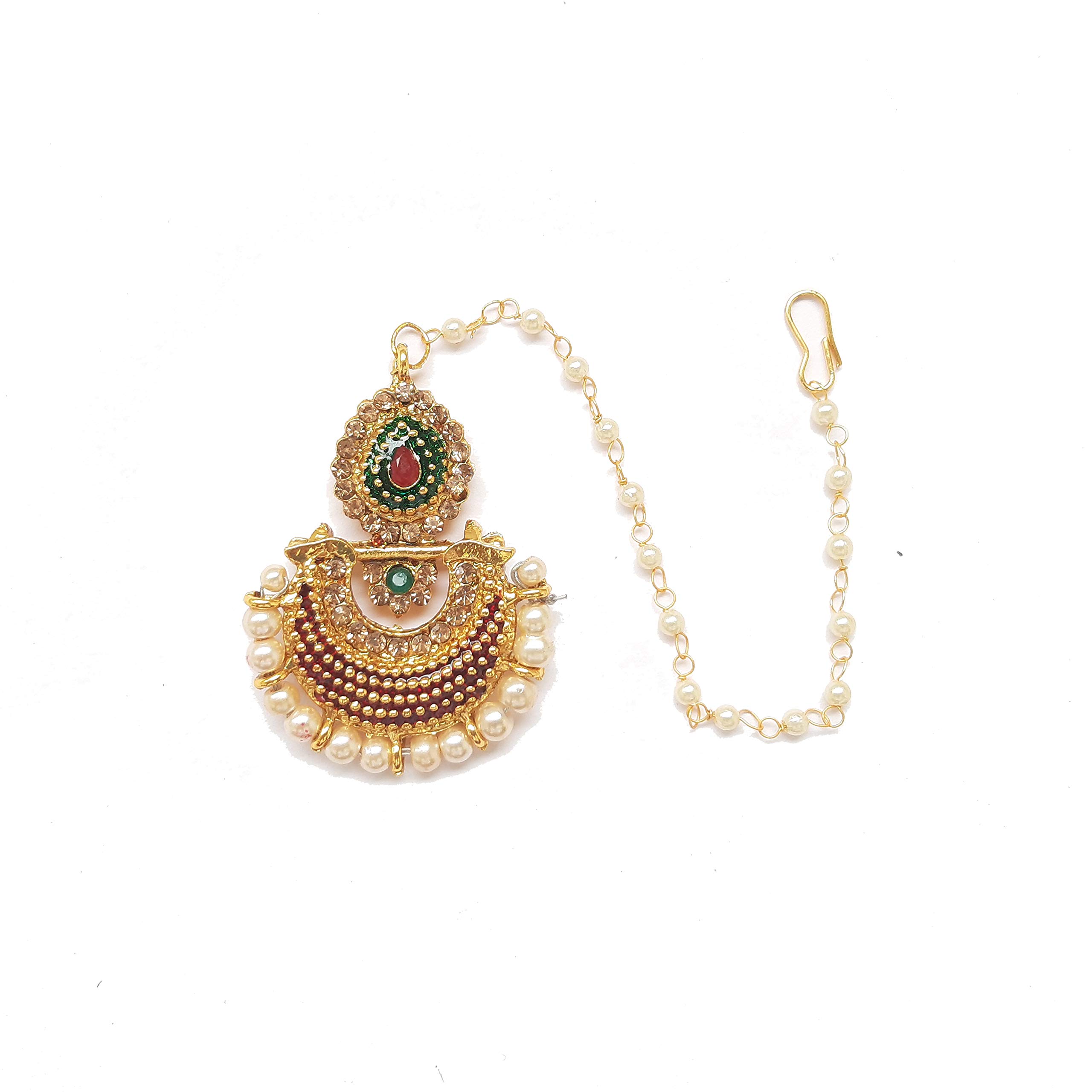 BIRDWARE Stylish Fancy Jewellery & Traditional Handcrafted Oxidised Alloy Maang Tikka (B07SH81ZZ9) Amazon Price History, Amazon Price Tracker