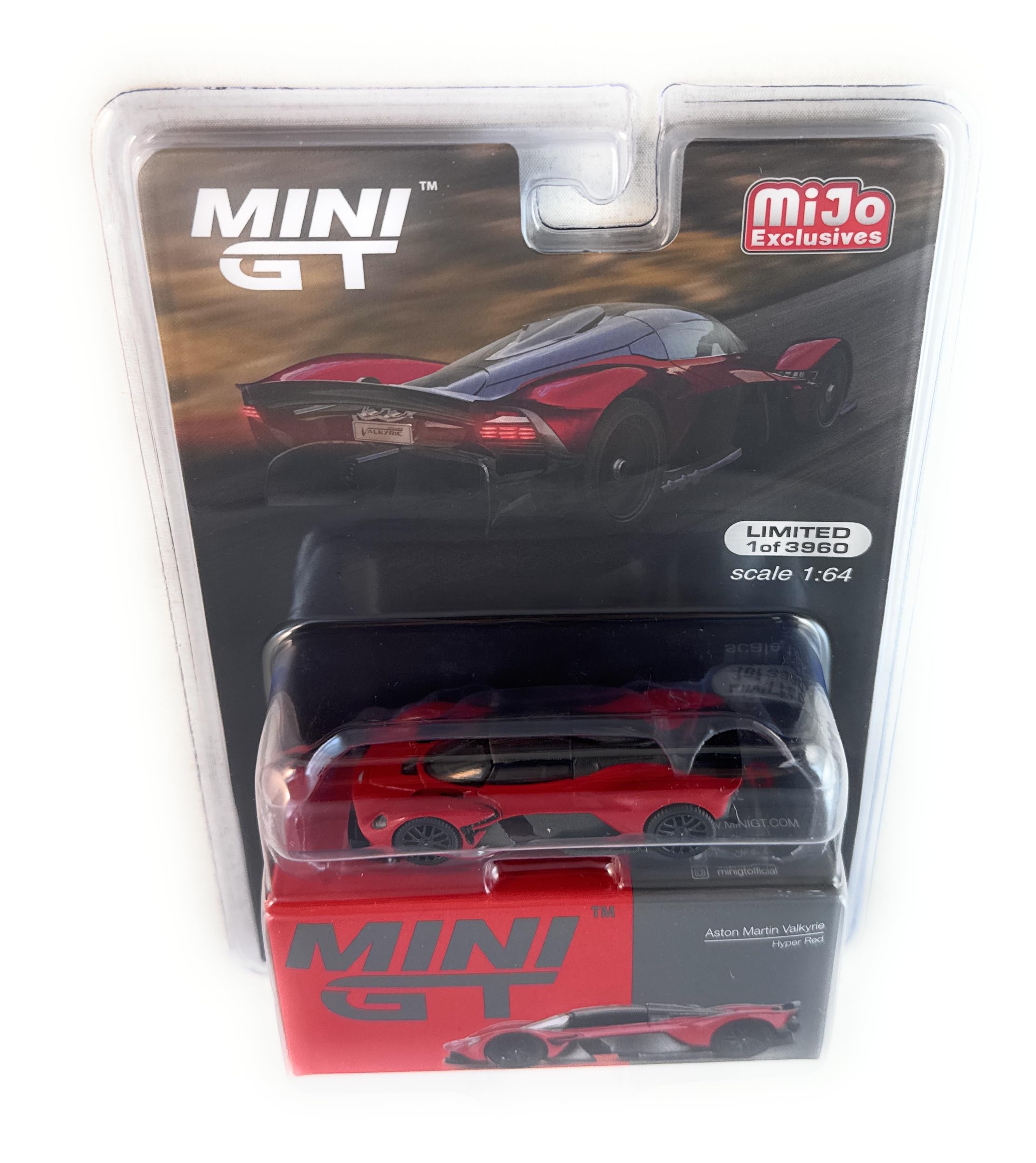 Amazon.com: Mini GT 1:64 Scale Valkyrie Hyper Red Limited Edition
