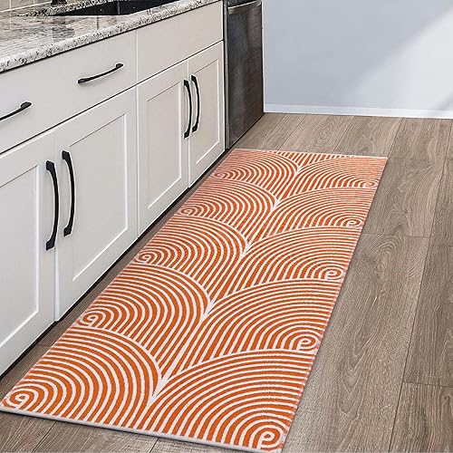 Miniatura 145 de Tiffasea Tapetes para puerta de interior, alfombra de área pequeña lavable beige de 2 x 3 pies, tapete reversible para puerta delantera, alfombra