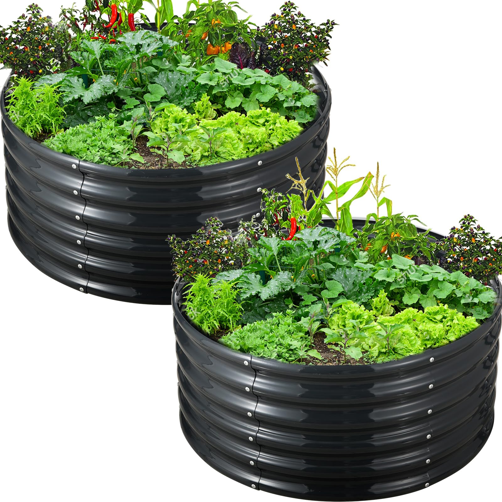 FORTUNO Round Raised Garden Bed