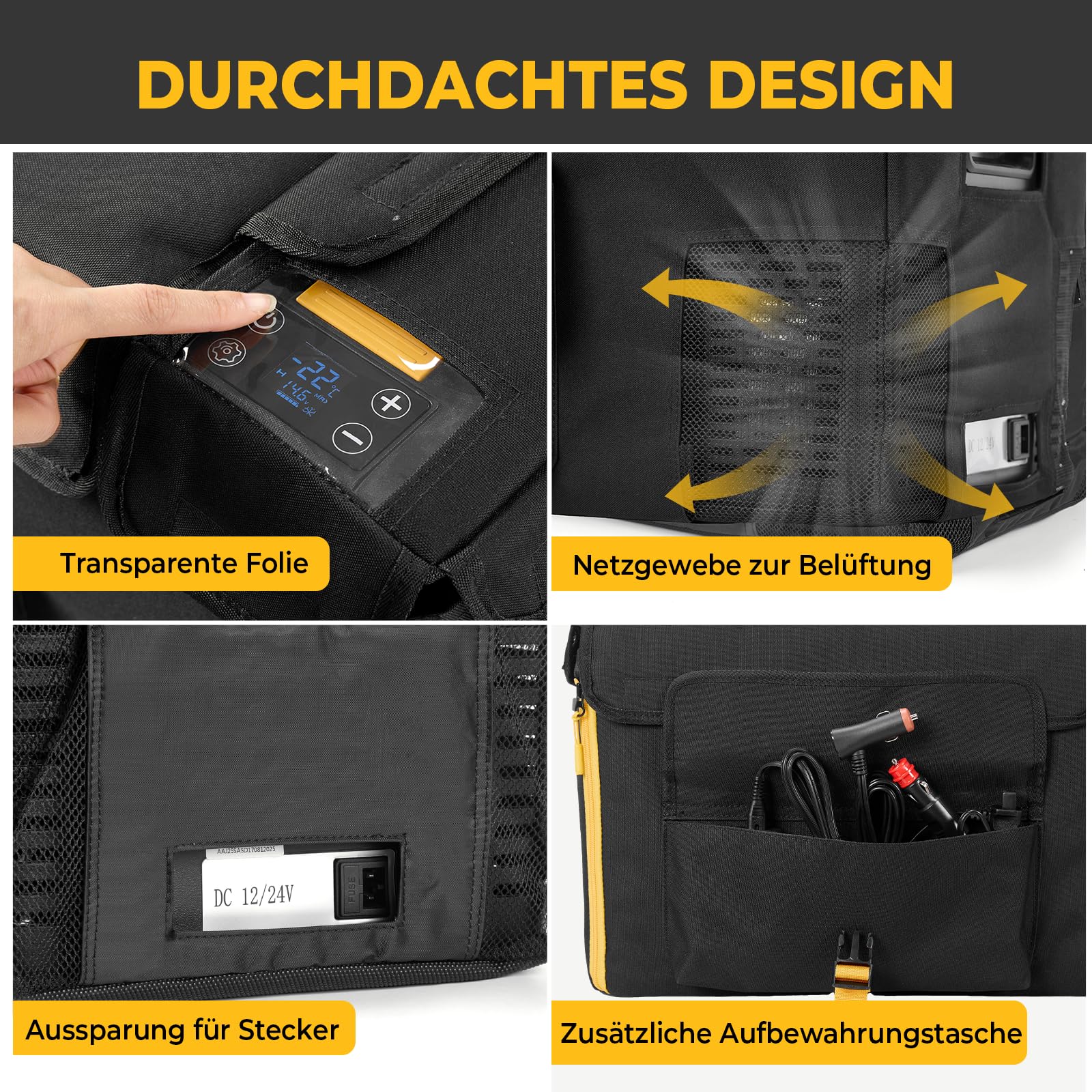BougeRV CRPRO 30 copertura protettiva 12V 600D borsa da trasporto per CRPRO 29L cool box