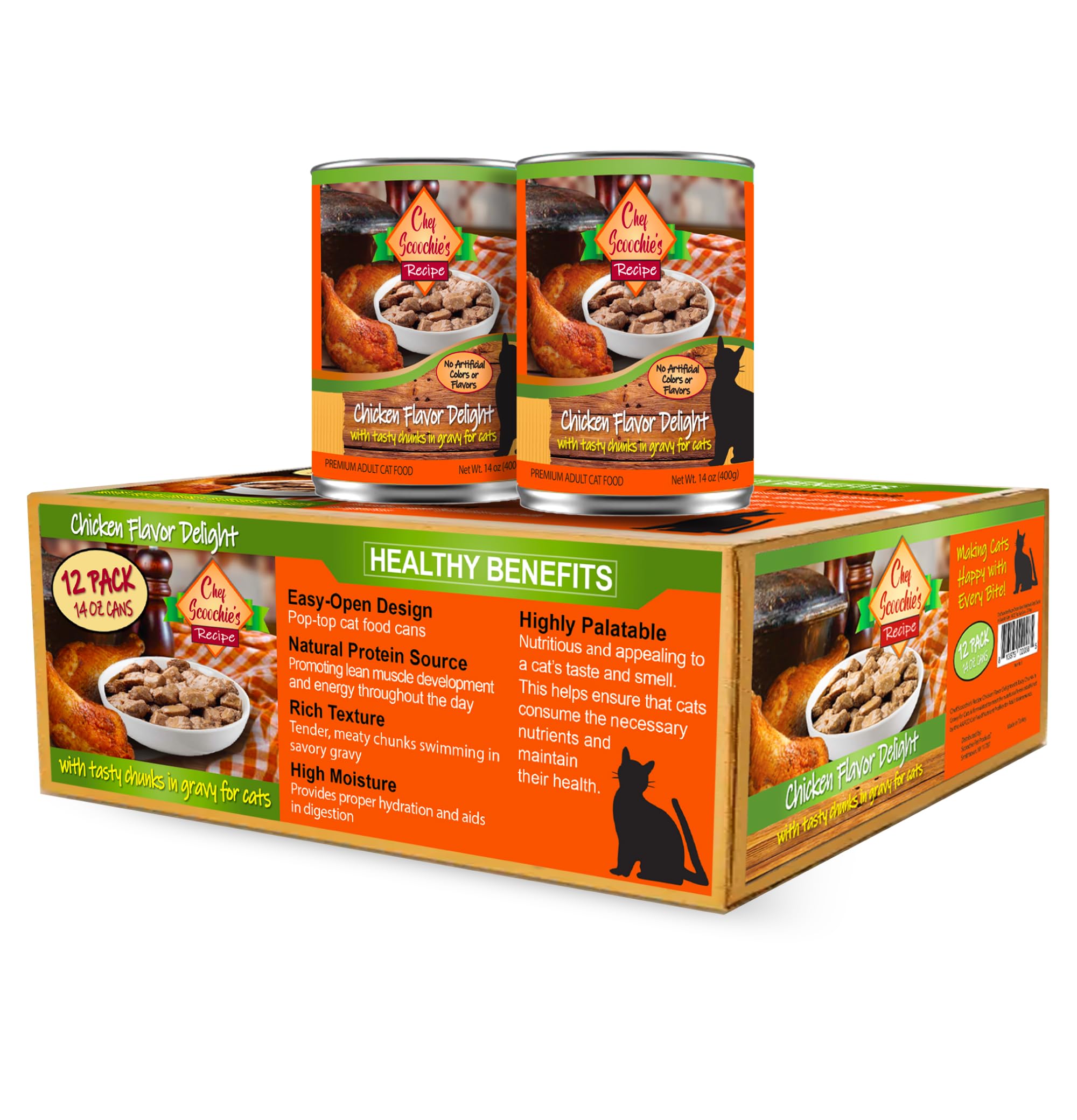 Scoochie Pet Products Chef Scoochie's Tender Chicken Chunks in Gravy