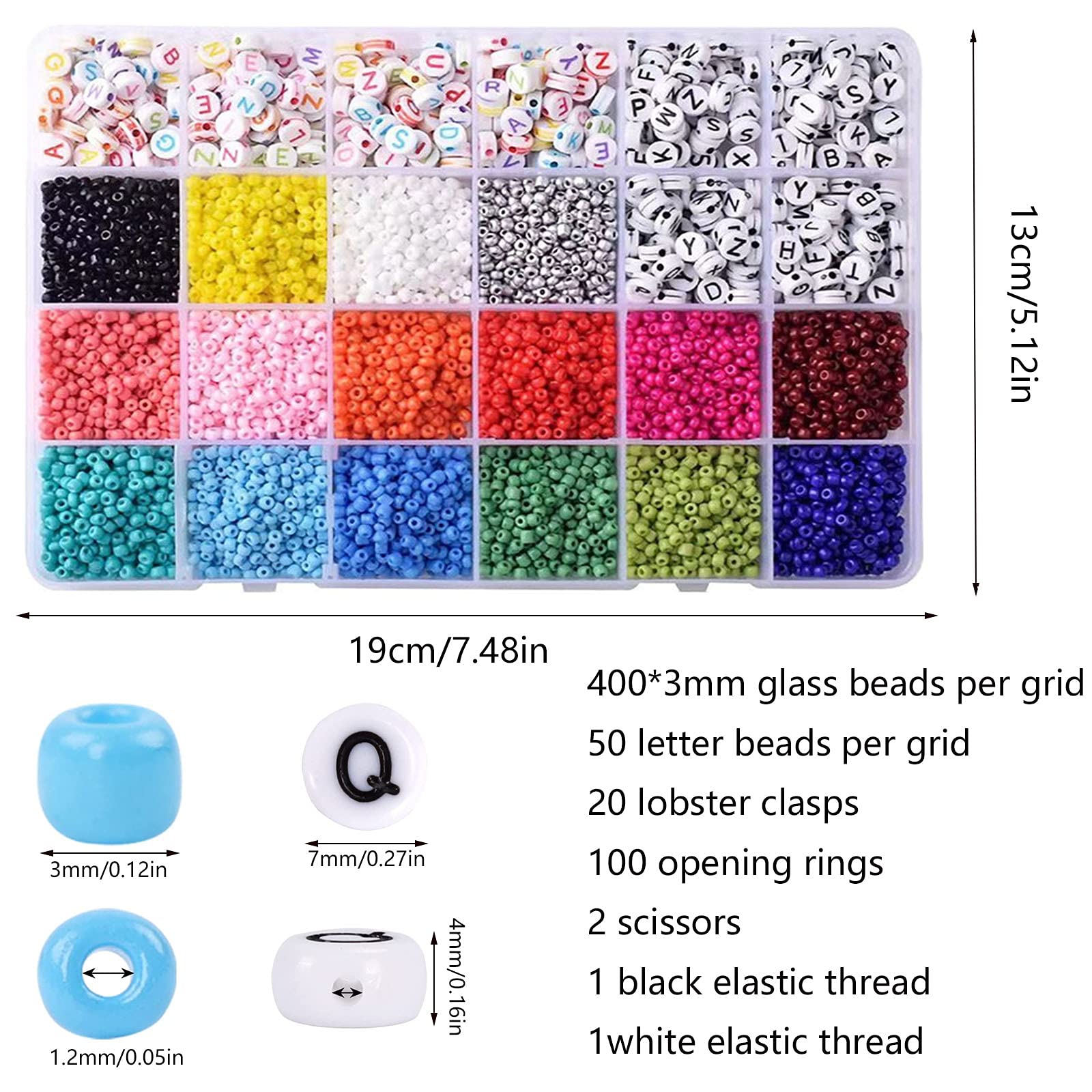 1 Box Perline Occhio Malvagio Per La Creazione Di Gioielli, Perline Di Semi Di 3 Mm In Finto Perla E Conchiglia Per La Creazione Di Braccialetti Fai-da-te, Coppie Di Braccialetti Con Incantesimi