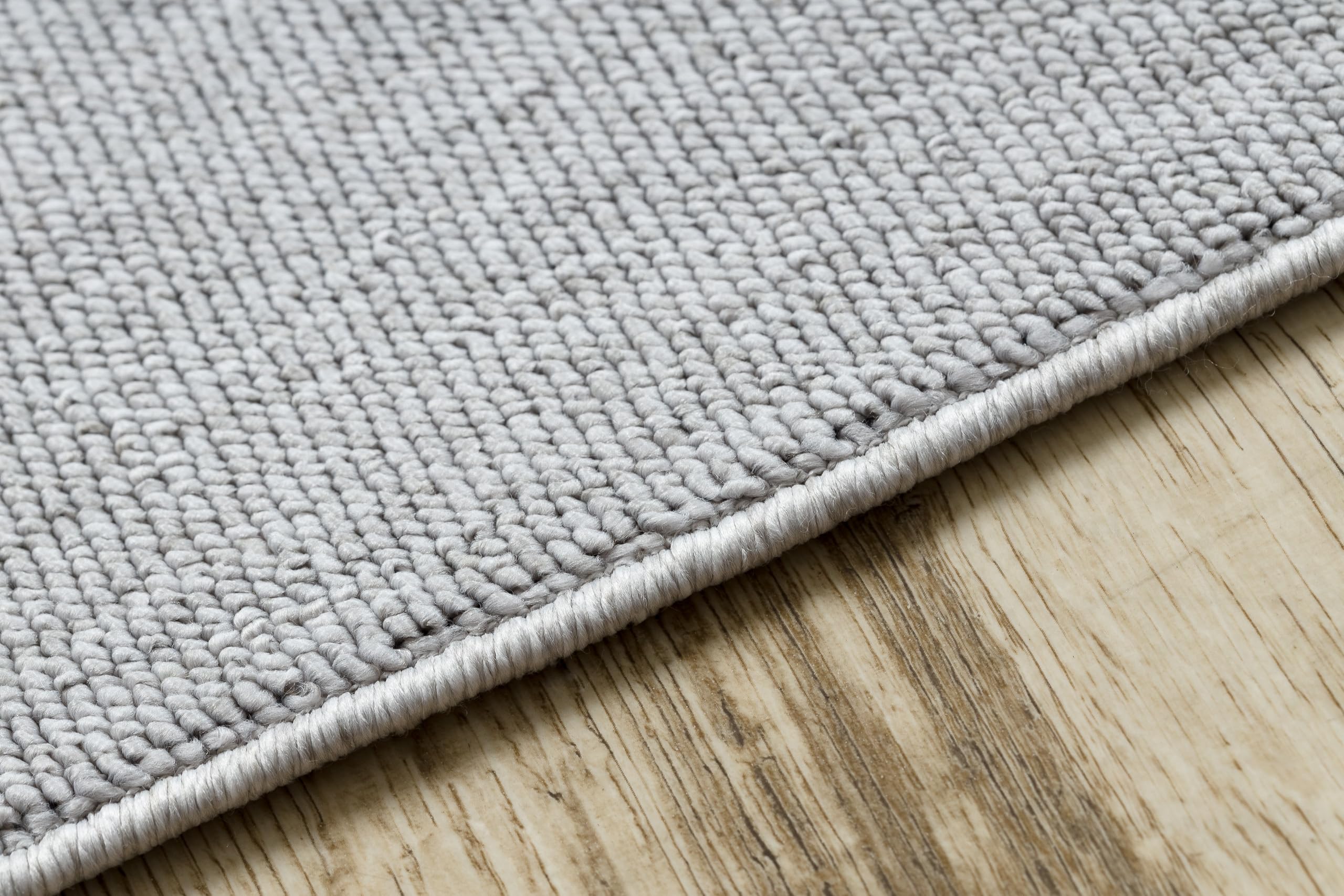 rugsx Tappeto per bambini YOYO GD50 Orsacchiotto, strutturali, sensoriali, frange, grigio/bianco 120x170 cm