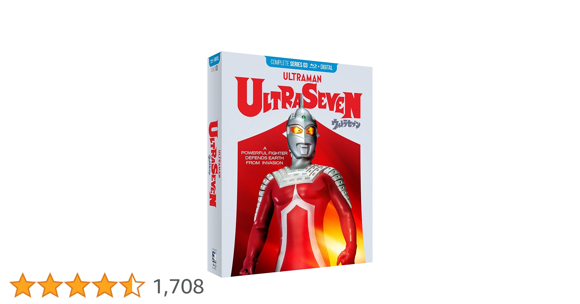 【海外版】ウルトラマンセブン コンプリートシリーズ（6枚組） Amazon.co.jp: Ultraseven: Complete Series [Blu-ray] : DVD