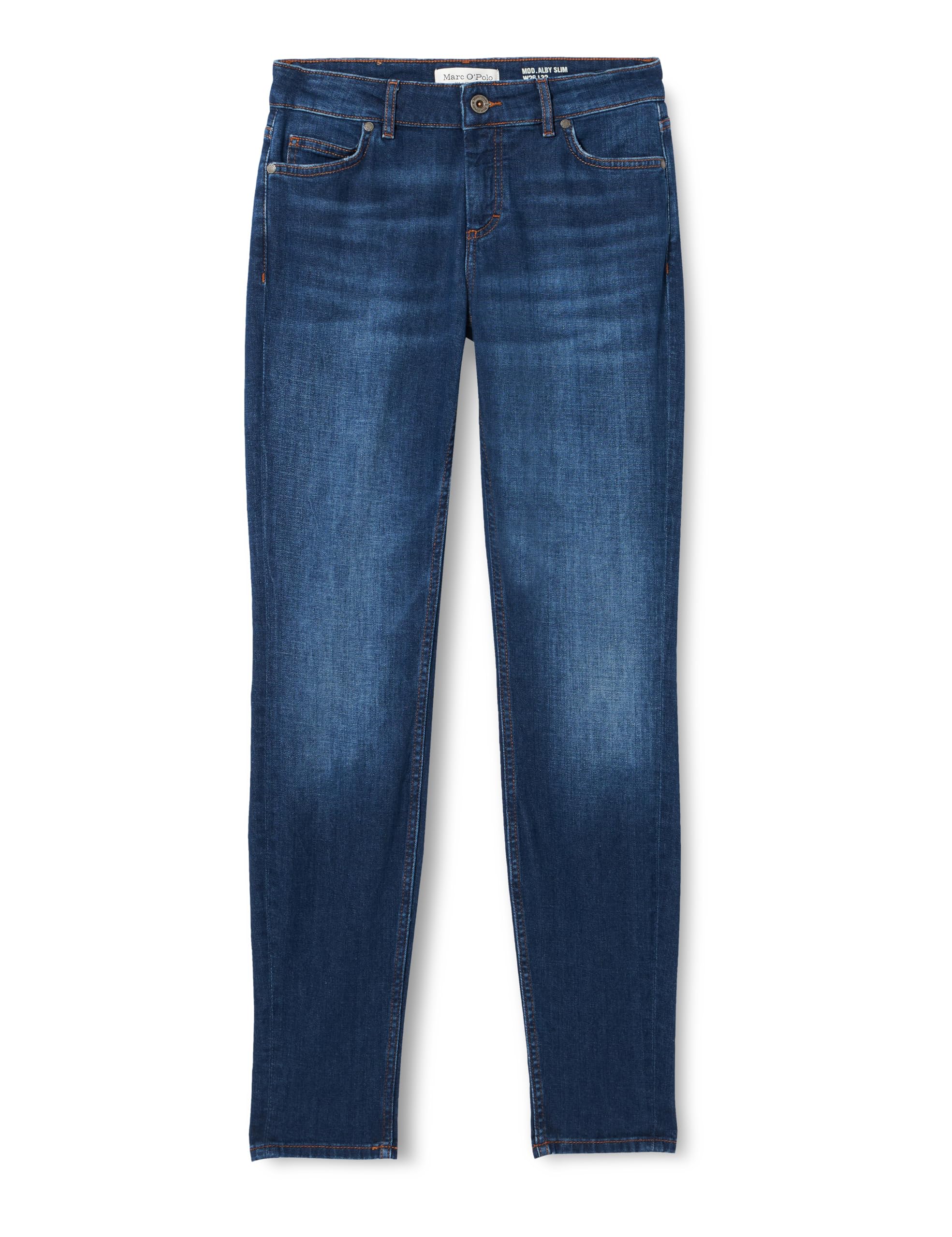 Marc O'Polo Damen Jeanshose mit Stretch-Anteil Slim Fit