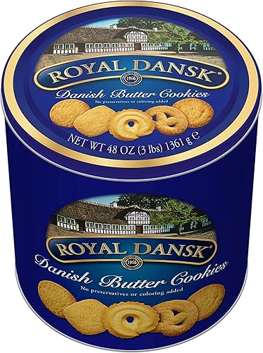 Galletas de mantequilla danesas, lata de 3 libras