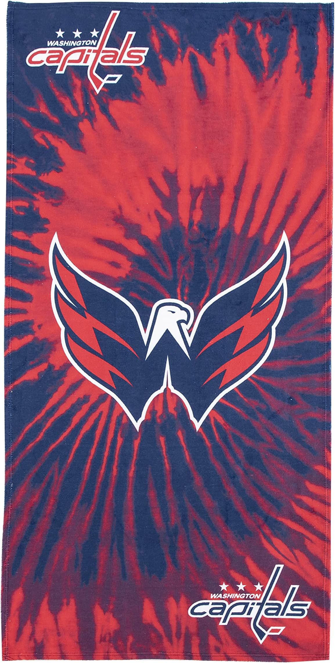 Northwest The Company NHL Washington Capitals Beach Towel, 30" x 60", Psychedelic