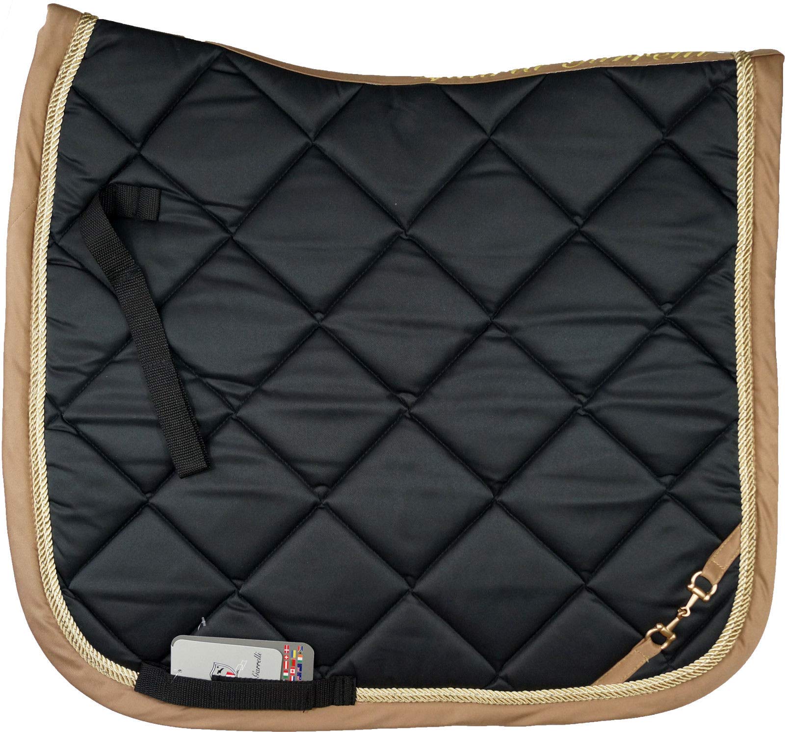 HKM 7465 Schabracke Golden Gate Bit, Sattelunterlage Satteldecke, DR VS Pony