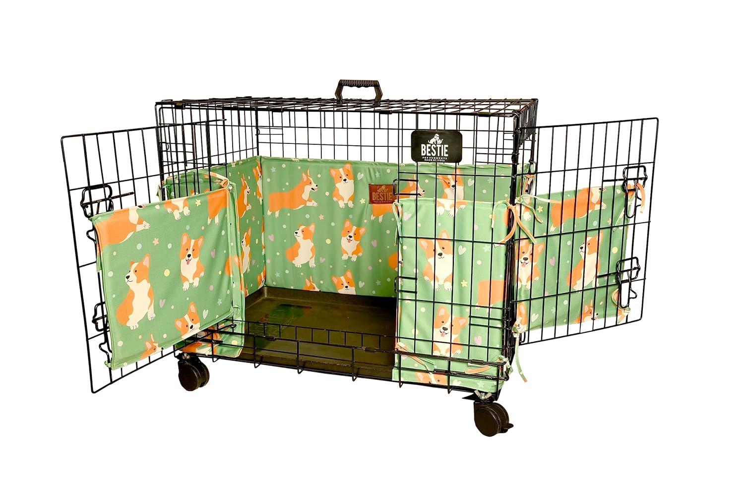 Bestie Dog Crate Bumper Wire Dog Crate Accessories, Dog Crate