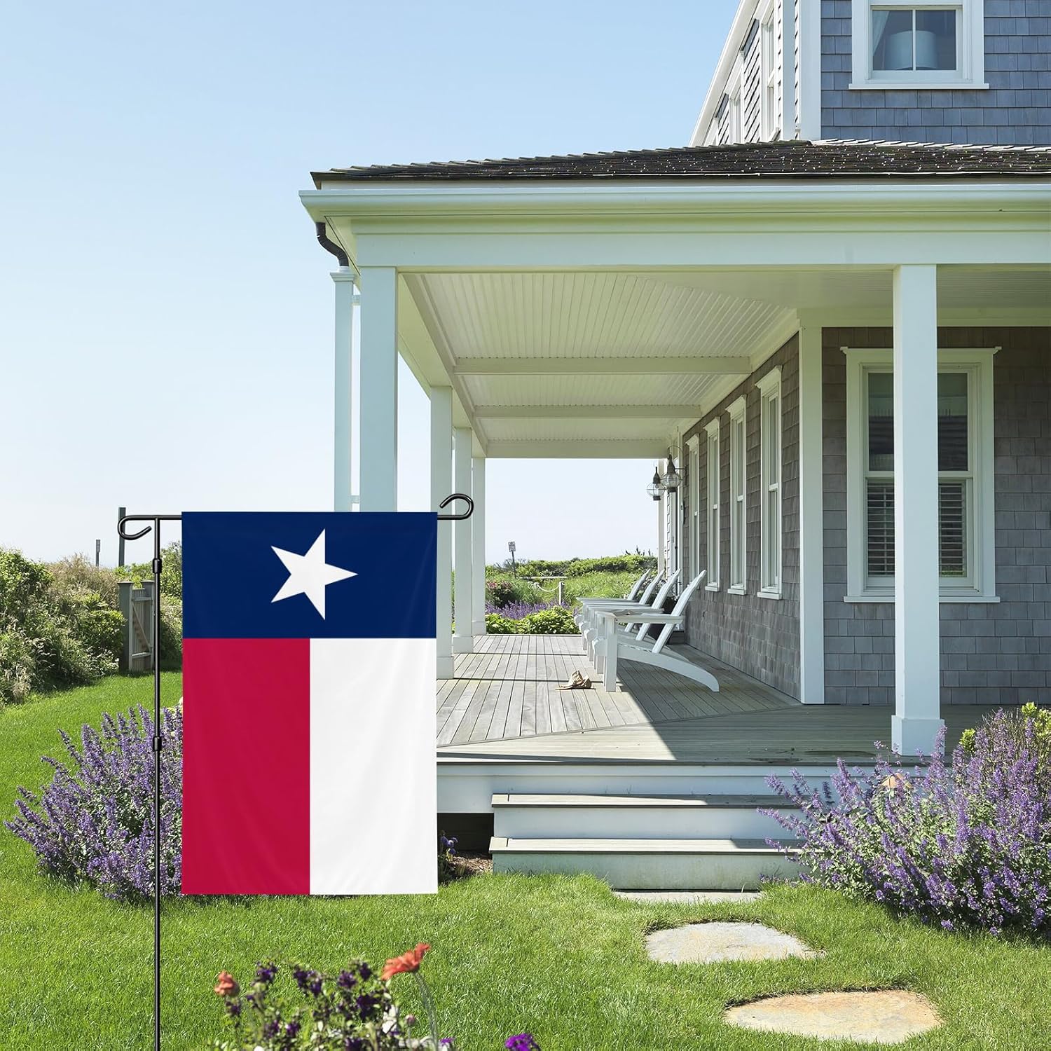 Texas State Garden Flag, 12x18 Inch Double-Sided, Vivid Color Texas National Garden Flags, for Indoor Outdoor Party Home Lawn Decor - Image 6