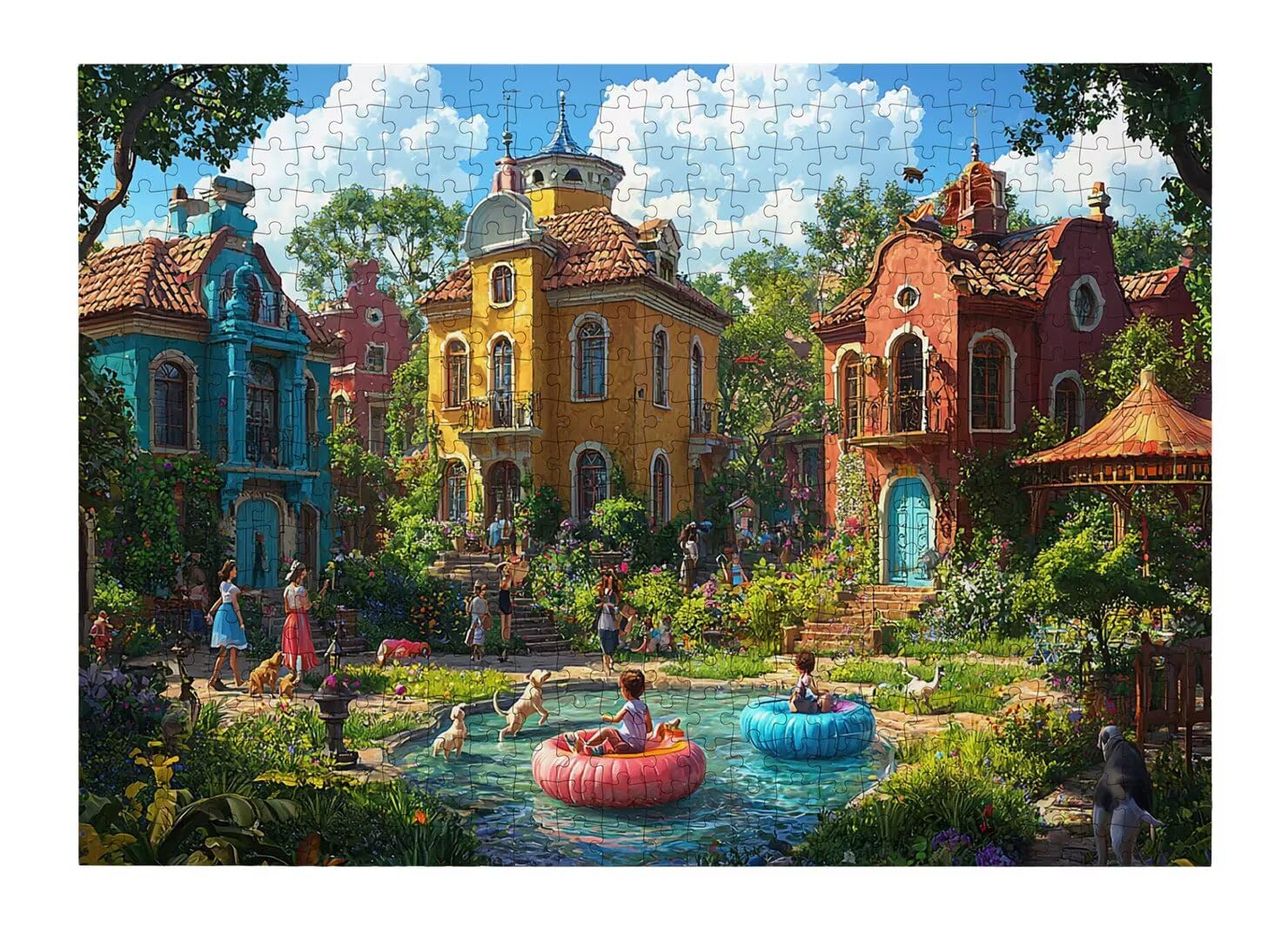 Puzzle Castello, Puzzle 1000 Pezzi Arte per Adulti, Regalo Uomo/Donna -4615