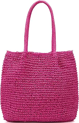 Beach Bags for Women - Summer Straw Bag Cute Woven Tote Purse for Vacation Travel