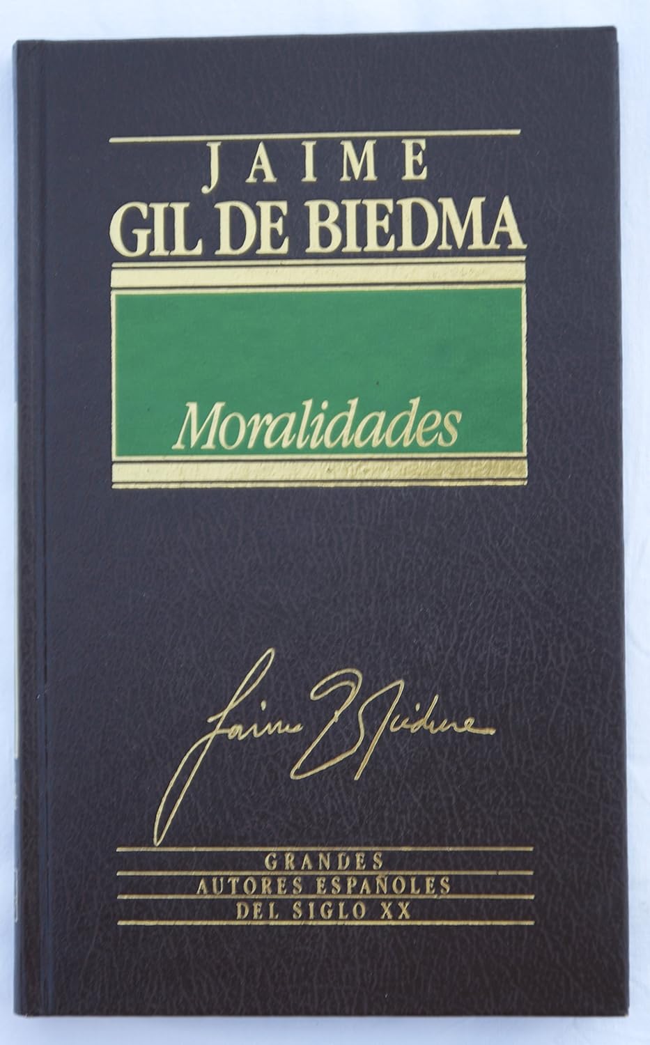 Moralidades, de Jaime Gil de Biedma