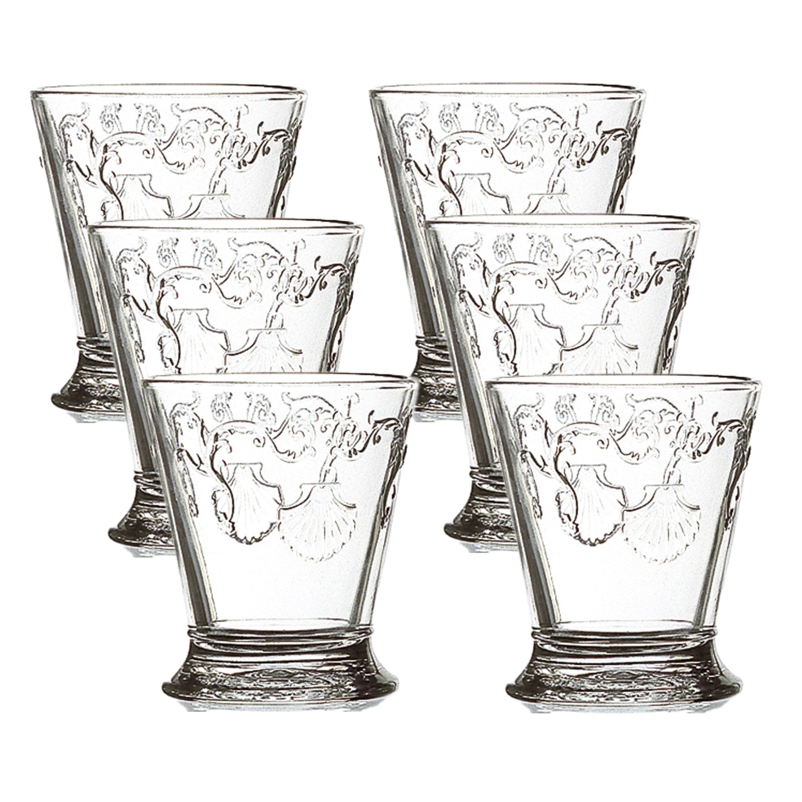 Gobelets Versailles La Rochere incassables au quotidien - Verres épais style chic 6 pcs