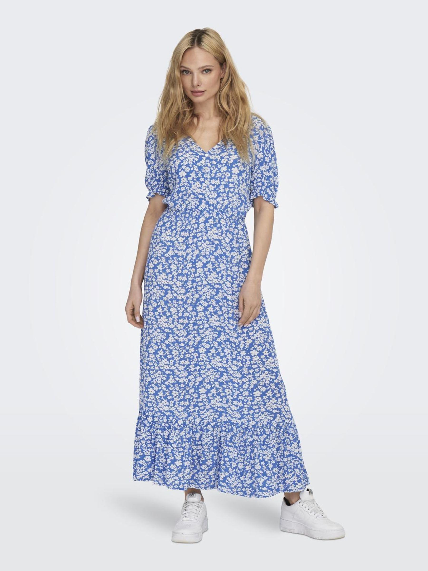 ONLY Female Kleid ONLCHIANTI Langes Kleid