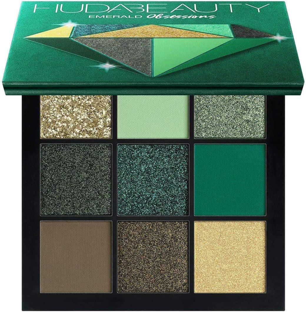 Obsessions Eyeshadow Palette by Huda Beauty Emerald