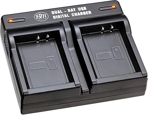 BM Premium Cargador de batería de doble bahía NP-W235 para Fujifilm X-S20, X-T5, X-H2S, GFX 50S II, GFX 100RF, GFX 100S, GFX 100S II, GFX100 II,