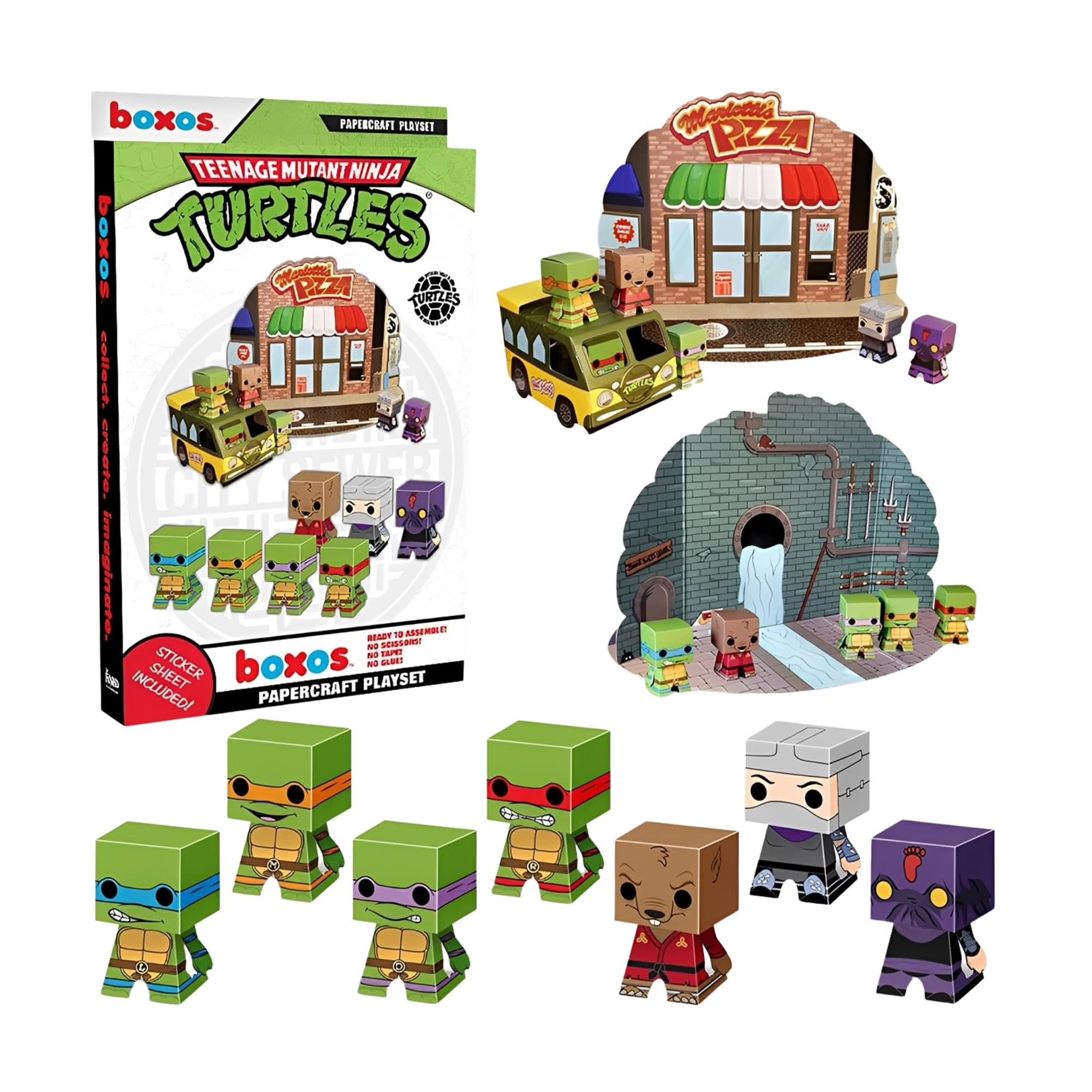 Amazon.com: Funko Teenage Mutant Ninja Turtles Papercraft