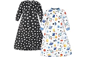 Hudson Baby Unisex BabyPlush Long-Sleeve Sleeping Bag, Sack, Blanket for 3-6 Months