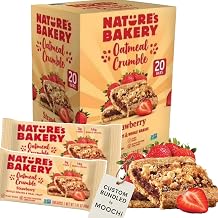 Nature-Bakery Oatmeal Crumble Strawberry, 2 oz.20 count Custom Bundled by MOOCHI