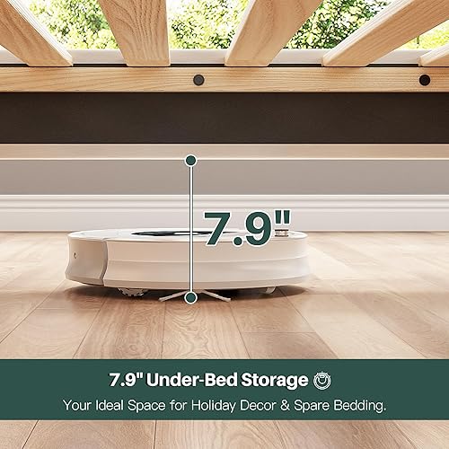 Miniatura 8 de Base de cama tamaño Queen, marco de cama de terciopelo con estación de carga y luces LED, cabecera capitonada de canal vertical con estantes de