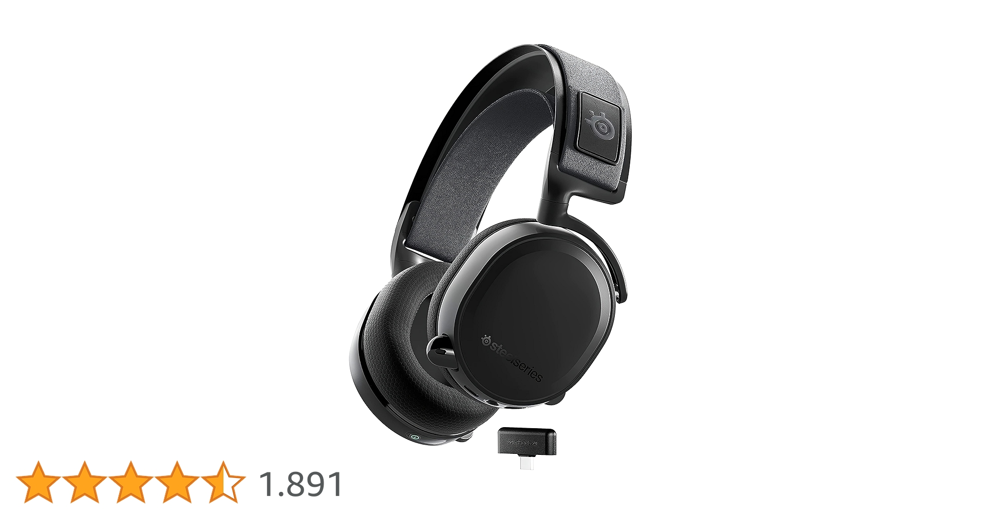 ヘッドホン SteelSeries Arctis 7 wireless SteelSeries Fone de ouvido Arctis 7+ sem fio para jogos