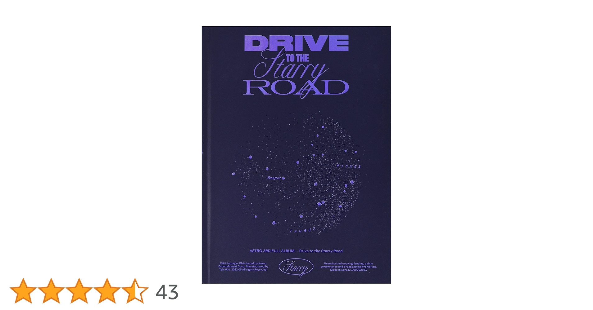 Amazon.co.jp: ASTRO 3rd アルバム- Drive to the Starry Road