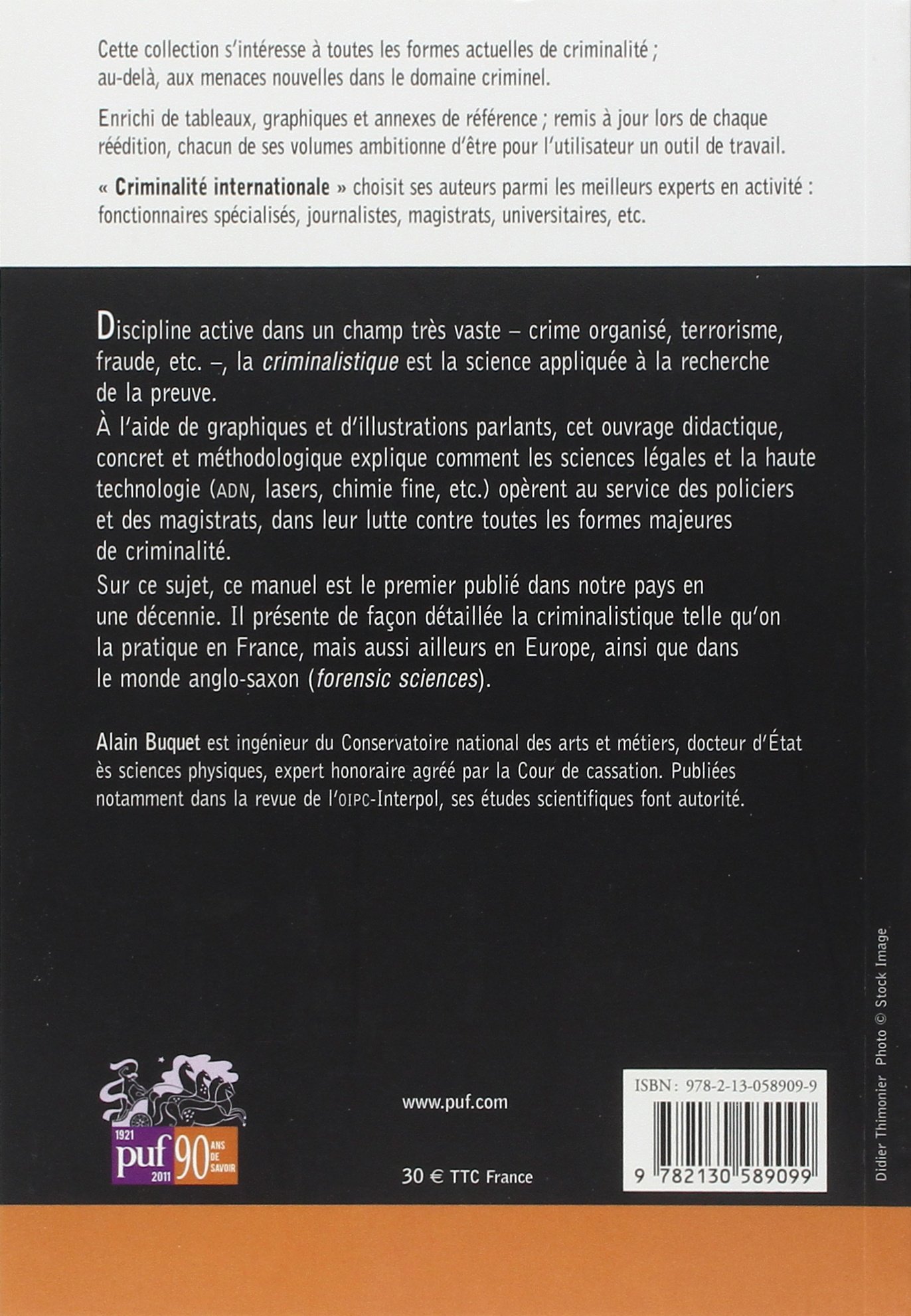 Manuel de criminalistique moderne et de police scientifique: La science et la recherche de la preuve