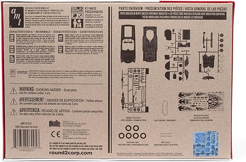 Miniatura 4 de AMT 1960 Chevrolet Corvette Kit de modelo a escala 1:25